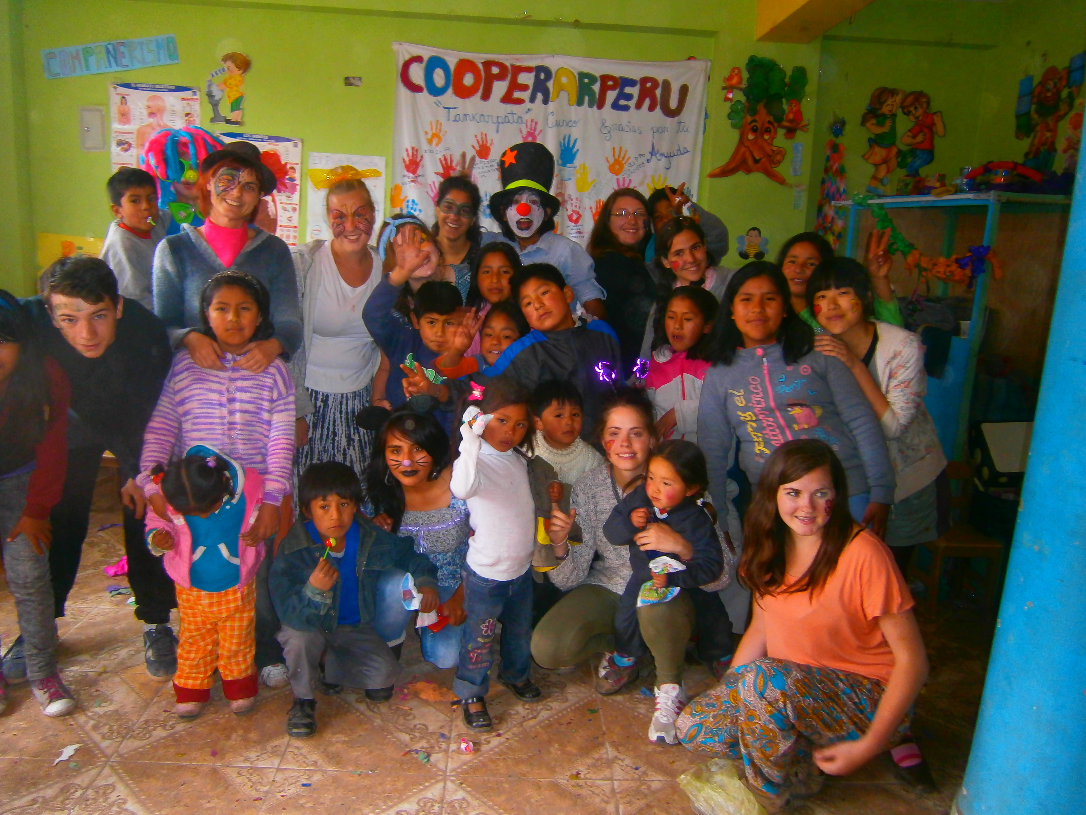 Trabajando por los niños peruanos!!!